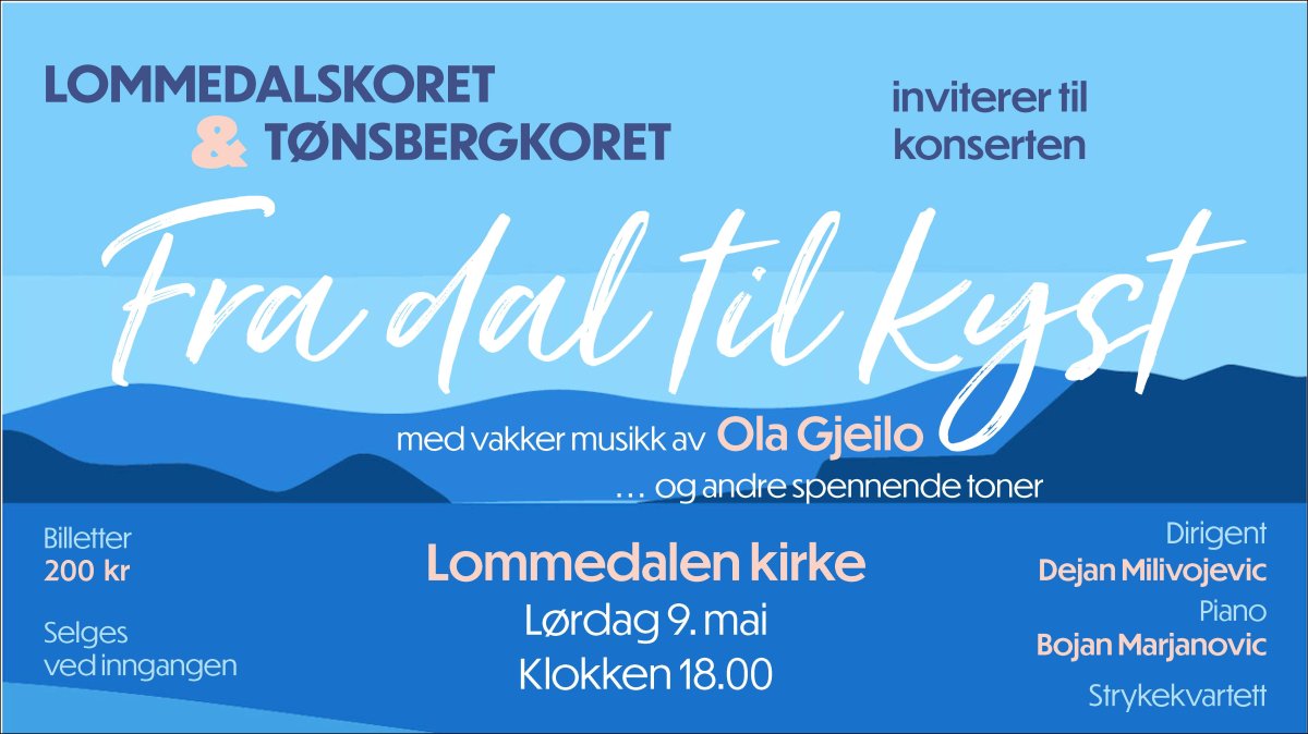 Fra dal til kyst.